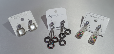 Girl earring combo(3pcs)