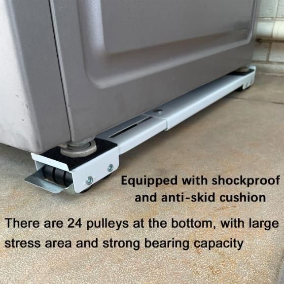 Multi-Functional Adjustable Trolley Fixed Mount Racks Holder (Pair of 1)