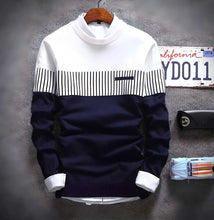 Cotton Blend Color Block Full Sleeves T-Shirts