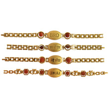 Gold Plated Metal Bracelet Rakhi For Brother (1 Pc)