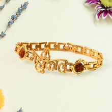 Mahakal Trishul Design  Rudraksh Beads Bracelet Rakhi