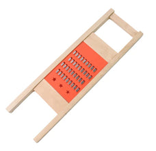 Professional Wooden Mandolin Slicer – Precision Slicer for Vegetables, Fruits, and Cheeses