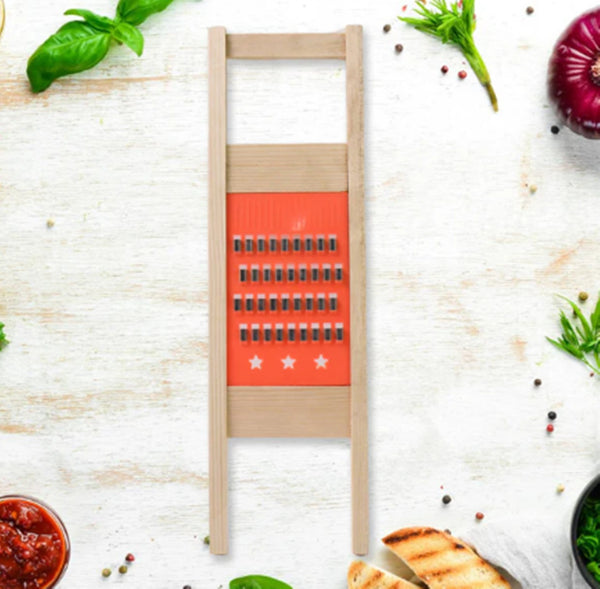 Professional Wooden Mandolin Slicer – Precision Slicer for Vegetables, Fruits, and Cheeses