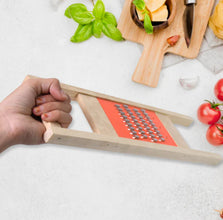 Professional Wooden Mandolin Slicer – Precision Slicer for Vegetables, Fruits, and Cheeses