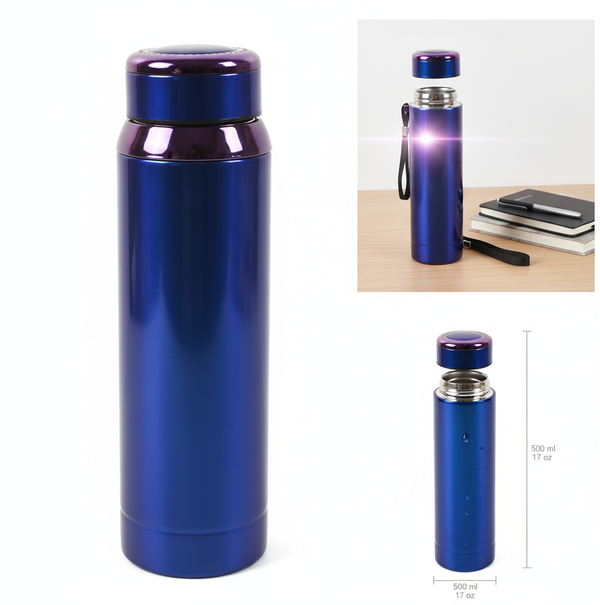 Vacuum Insulated Stainless Steel Bottle "Approx 1000 ML / 1 Pc / Mix Color"