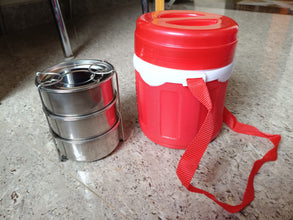 Insulated 3 container lunch box