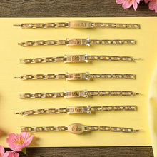 Metal Rakhi Bracelet For Brother Chain Rakhi With Wording (Mix Design 1 Pc)